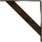 Ekena Millwork Traditional Steel Bracket, Antiqued Pale Gold 2"W x 16"D x 16"H BKTM02X16X16TRAPG - alternate 9